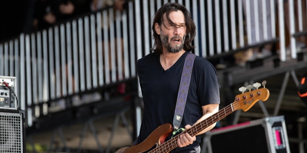 Keanu Reeves Played With His Band for the First Time In 20 Years